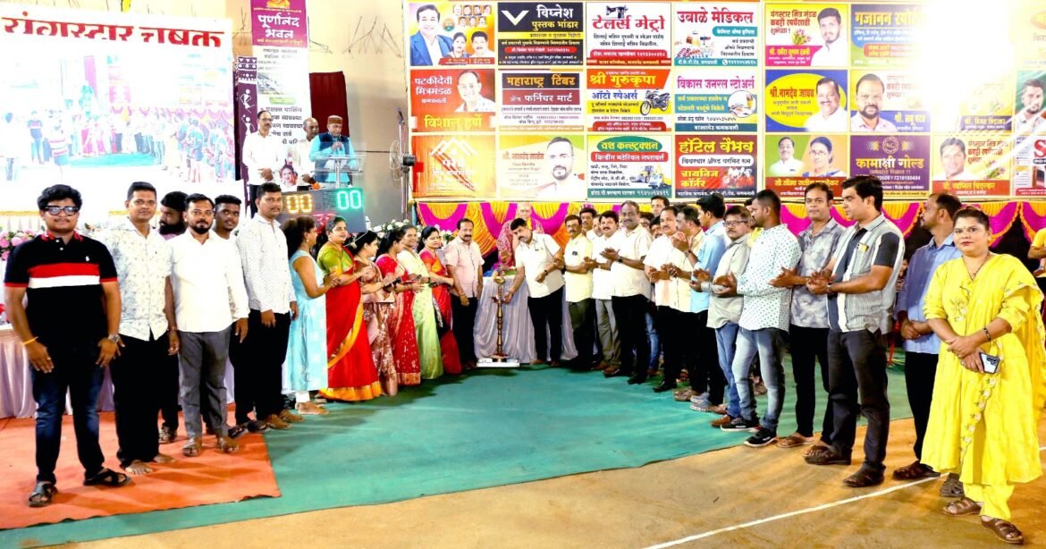 यंगस्टार चषक कबड्डी स्पर्धेचे थाटात उद्घाटन