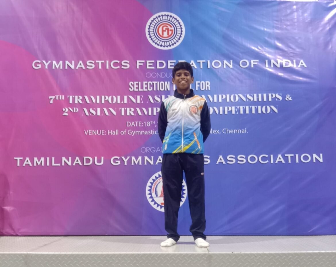 ट्रॅम्पोलिनमध्ये मंथन उकार्डेचे यश