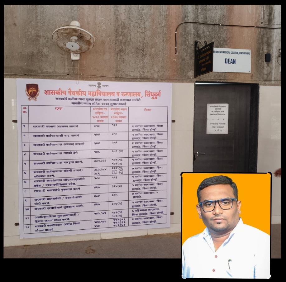 शासकीय वैद्यकीय महाविद्यालयाच्या प्रभारी अधिष्ठातांची मुजोरी चालूच..