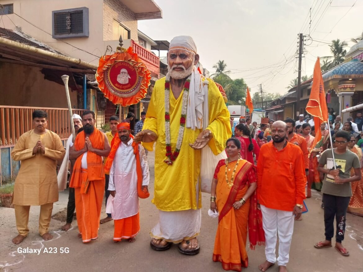 दिगंबराच्यासाई नामाच्या जयघोषात गावराई साई पालखी सोहळा संपन्न*