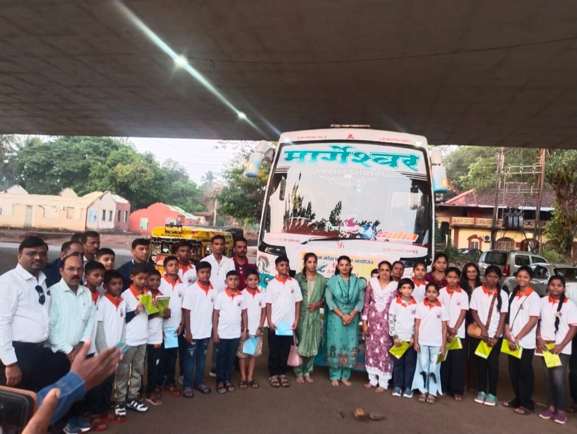 एसटीएस परीक्षेच्या इस्रो दौऱ्याचा कणकवलीत शुभारंभ