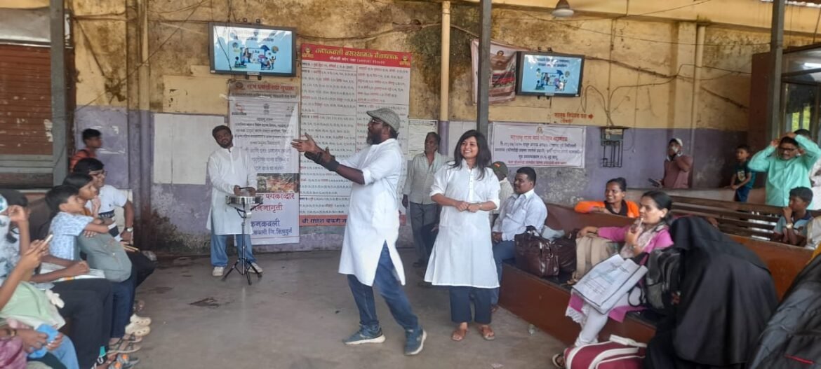 पथनाट्यातून अंधश्रद्धा निर्मूलनाबाबत जागृती