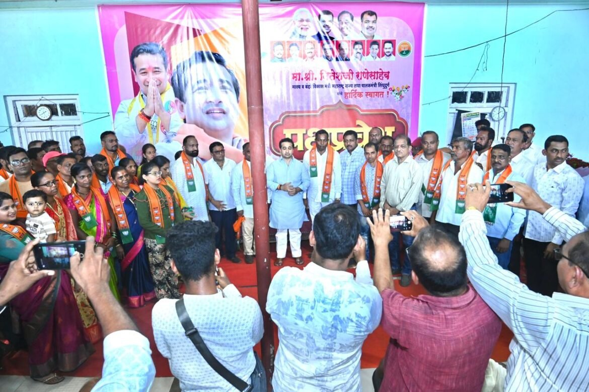 विजयदुर्ग भागात उबाठाला पूर्णविराम