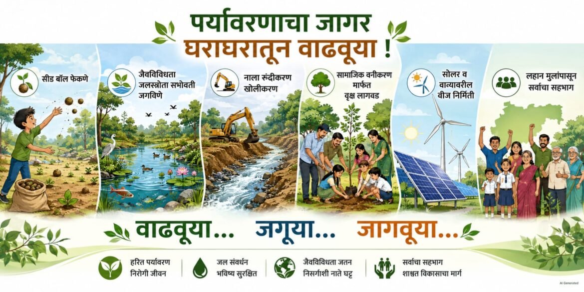 विशेष लेख / ५ जून जागतिक पर्यावरण दिन
