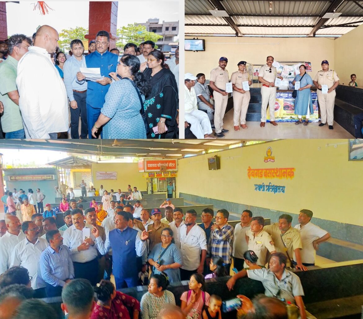 नशाबंदी मंडळ सिंधुदुर्ग च्या वतीने परिवहन राज्यमंत्री यांना निवेदन देण्यात आले