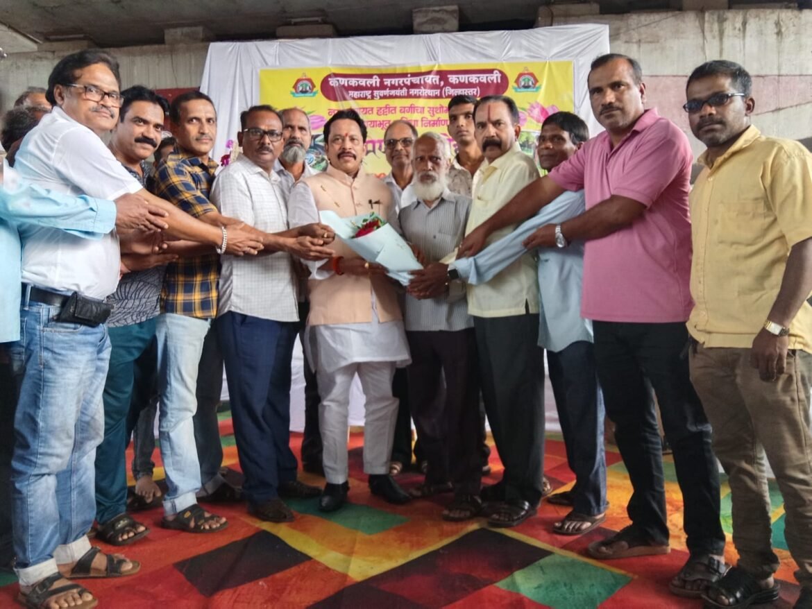 कणकवली शहराचे नगराध्यक्ष संदेश पारकर यांना दिल्या शुभेच्छा