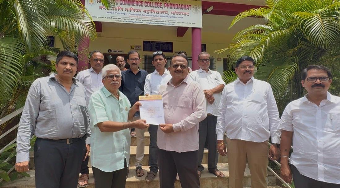 फोंडाघाट एज्युकेशन सोसायटी: वाद मिटवण्याच्या दिशेने पाऊल; संस्थेकडून आंदोलकाला चर्चेसाठी निमंत्रण