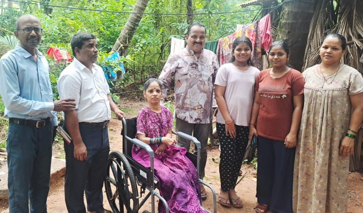 दिव्यांग भगिनीला व्हीलचेअर प्रदान; सामाजिक बांधिलकीचा आदर्श उपक्रम