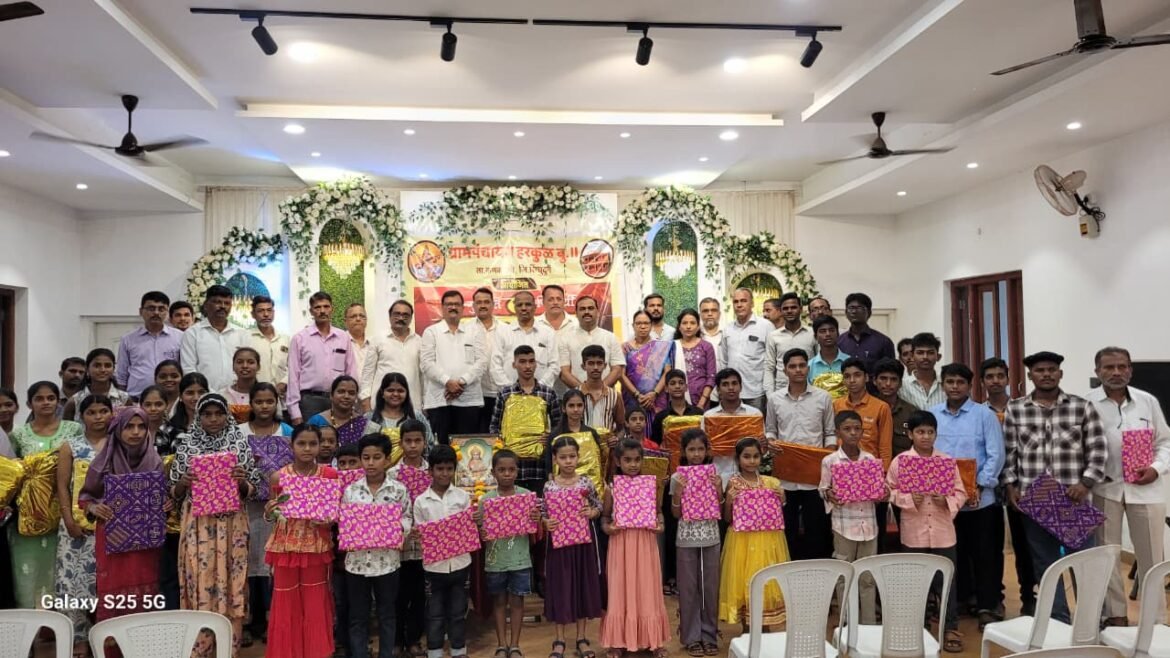 ग्रामपंचायत हरकुळ बुद्रुक यांच्यावतीने गावातील गुणवंत विद्यार्थ्यांचा गुणगौरव सोहळा संपन्न