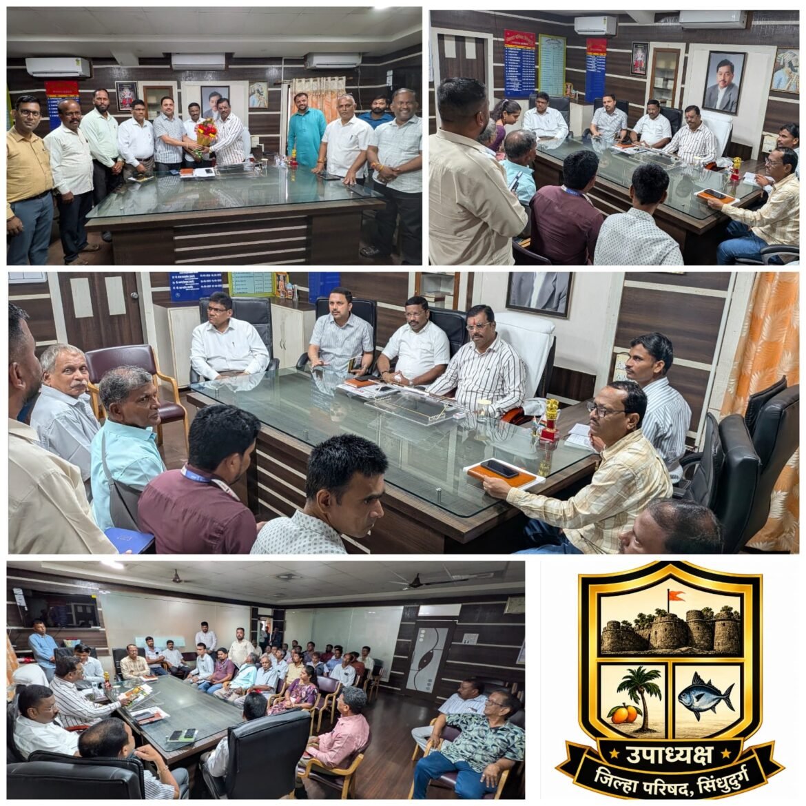 शेती विमा नुकसान भरपाई तसेच हवामान बदल या महत्त्वपूर्ण विषयांवर मा. अध्यक्ष कार्यालय येथे आढावा व समन्वय बैठक संपन्न