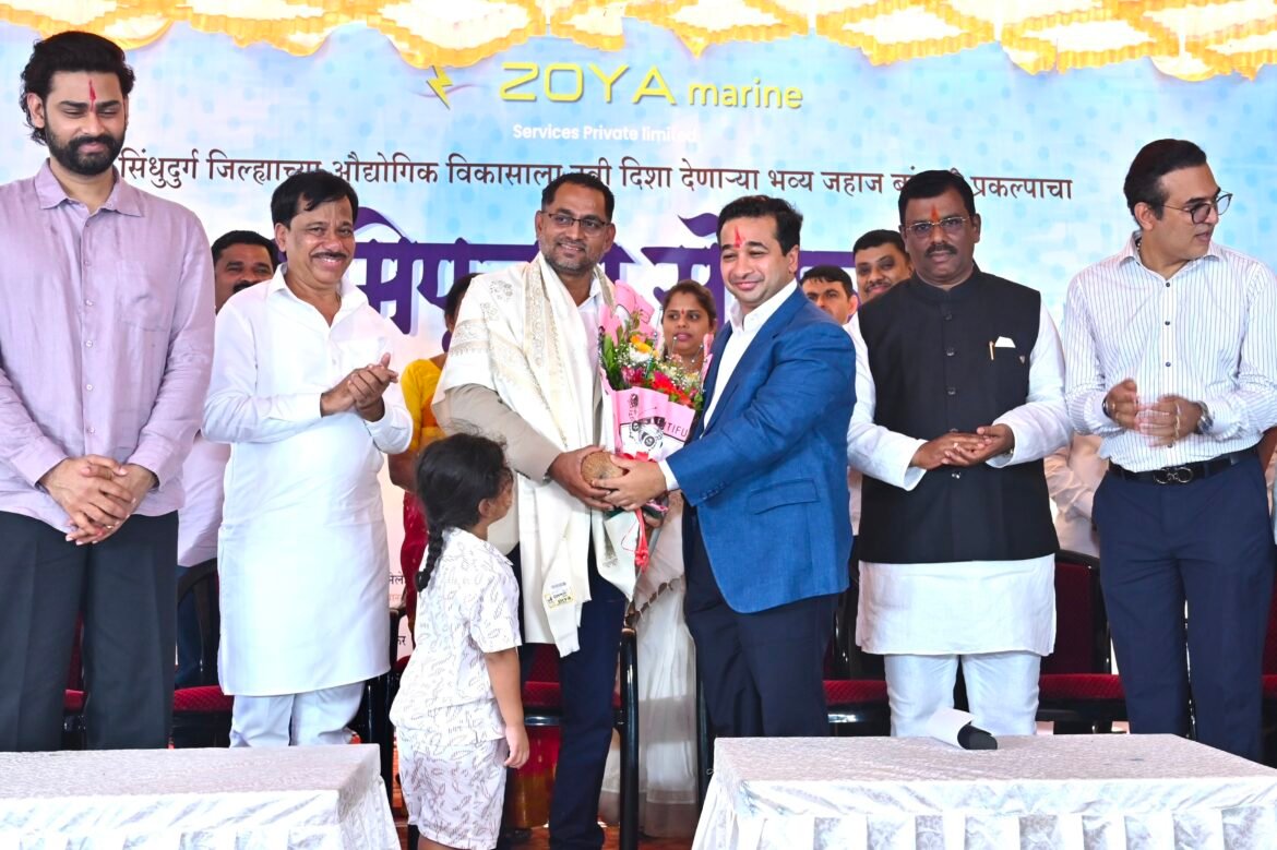 माजी मुख्यमंत्री खा. नारायण राणे यांचे स्वप्न साकार करण्याची ही मुहूर्तमेढ : ना. नितेश राणे